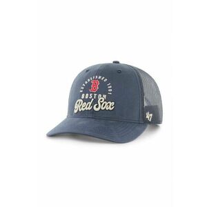 47 brand sapca MLB Boston Red Sox culoarea negru, cu imprimeu, B-PITST02BXP-VNB imagine