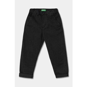 United Colors of Benetton pantaloni copii culoarea negru, modelator, 47B1CF03M imagine