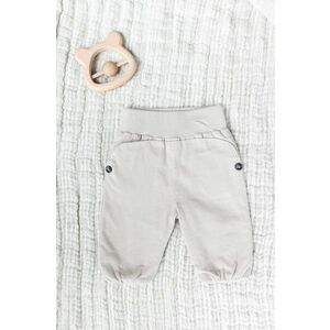 Tartine et Chocolat pantaloni de bumbac pentru copii culoarea bej, neted, TZ22060 imagine