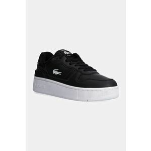 Lacoste sneakers din piele T-Clip Platform culoarea negru, 48SFA0046 imagine