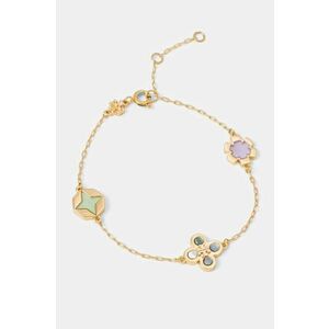 Tory Burch brățară placată cu aur Kira 160177 imagine