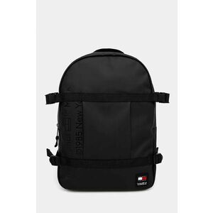 Tommy Jeans rucsac barbati, culoarea negru, mare, neted, AM0AM12406 imagine