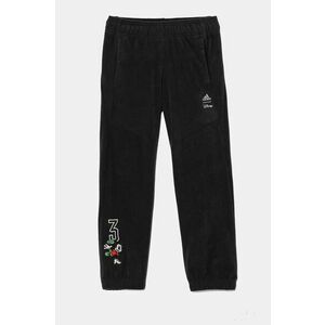 adidas pantaloni de trening pentru copii LK DY MM WI PNT culoarea gri, cu imprimeu, IV9626 imagine