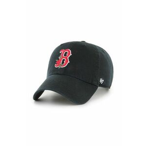 47 brand șapcă de baseball din bumbac MLB Boston Red Sox culoarea negru, cu imprimeu, B-THRNC02GWS-BK imagine