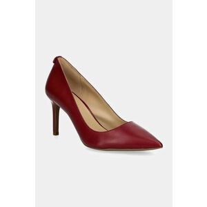 MICHAEL Michael Kors stilettos de piele Alina culoarea bordo, 40F2HNMP2L.609 imagine