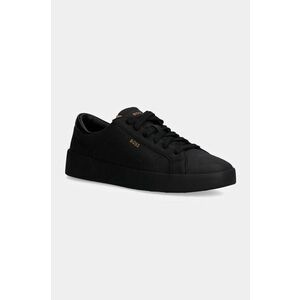 BOSS sneakers din piele Belwar culoarea negru, 50529509 imagine