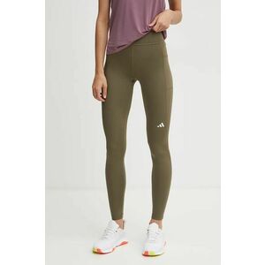 adidas Performance leggins de alergare Own The Run culoarea verde, cu imprimeu, IX2867 imagine