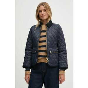 Barbour geaca femei, culoarea albastru marin, de tranzitie, LQU1765 imagine