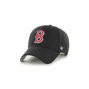 47 brand șapcă de lana MLB Boston Red Sox culoarea negru, cu imprimeu, BCPTN-CHSMS02WIP-BK46 imagine