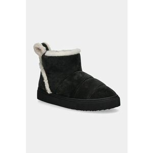 Inuikii cizme de zapada din piele intoarsa Shearling Slipin culoarea negru, 75202-010 imagine