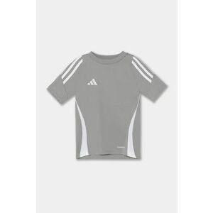 adidas Performance tricou copii TIRO24SYY culoarea gri, cu imprimeu, IS1031 imagine