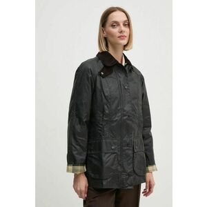 Barbour geaca femei, culoarea verde, de tranzitie, LWX0667 imagine