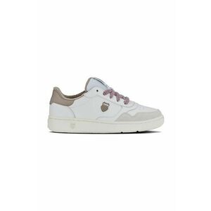 K-Swiss sneakers din piele SLAMMSHIELD II culoarea alb, 94312.116.M imagine