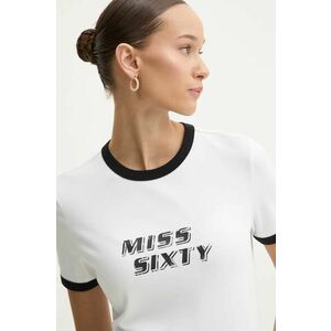 Miss Sixty tricou femei, culoarea alb, 6L3SJ3760000 imagine