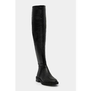 Steve Madden cizme Leza femei, culoarea negru, cu toc plat, SM11003368 imagine