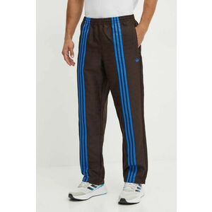 adidas Originals pantaloni Club TrackPant barbati, culoarea maro, modelator, JN5970 imagine