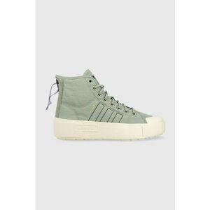 adidas Originals teniși Nizza Bonega X W femei, culoarea verde HQ6042-SILGRN/BLK imagine