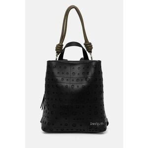 Desigual rucsac culoarea negru, mic, neted imagine