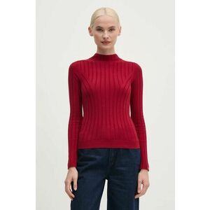 Pepe Jeans pulover IZABEL TURTLENECK femei, culoarea rosu, PL702224 imagine