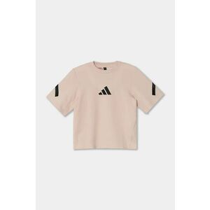 adidas tricou copii J ZNE TEE culoarea roz, JF2846 imagine