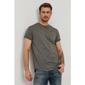 G-Star Raw tricou din bumbac culoarea verde, neted imagine