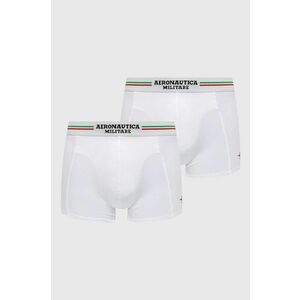 Aeronautica Militare Boxeri (2-pack) bărbați, culoarea alb imagine