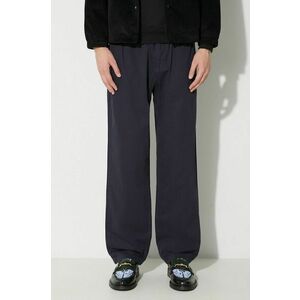 Gramicci pantaloni de bumbac Gramicci Pant culoarea bleumarin, drept G102.OGT-green imagine