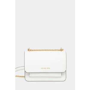 MICHAEL Michael Kors poseta de piele culoarea alb, 32T4GC7C1T imagine