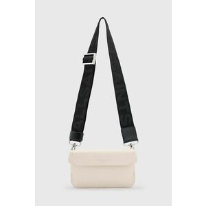 AllSaints poseta de piele ZOE CROSSBODY culoarea bej, W312XB imagine