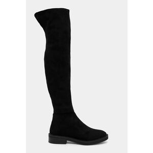 Steve Madden cizme Leza Boots femei, culoarea negru, cu toc plat, SM11003368 imagine