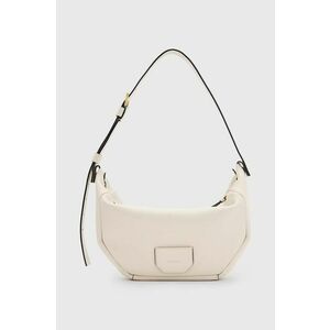 AllSaints poseta de piele MADEA SHOULDER BAG culoarea alb, W348XB imagine