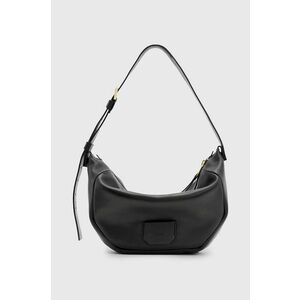 AllSaints poseta de piele MADEA SHOULDER BAG culoarea negru, W348XB imagine