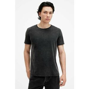 AllSaints tricou din bumbac BODEGA SS CREW barbati, culoarea negru, neted, M026JB imagine