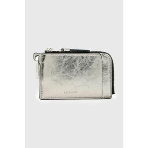 AllSaints portofel de piele REMY WALLET femei, culoarea gri, W017XZ imagine