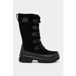 Sorel bocanci de piele TORINO V TALL WP OUTDRY culoarea negru, 2106691010 imagine