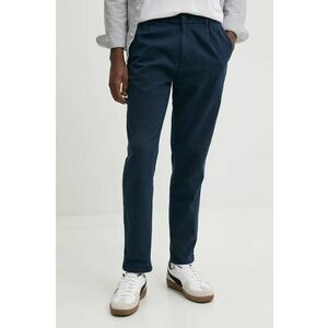 Tommy Jeans pantaloni barbati, culoarea albastru marin, mulata, DM0DM20693 imagine