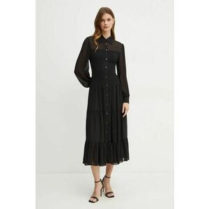 MICHAEL Michael Kors rochie culoarea negru, maxi, evazati, MF482L77R3 imagine