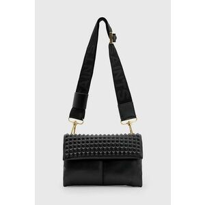 AllSaints poseta de piele EZRA STUD CROSSBODY culoarea negru, W354XB imagine