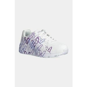 Skechers sneakers pentru copii UNO LITE culoarea alb, 314064L imagine