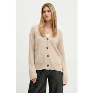 Marc O'Polo cardigan din lana culoarea bej, 408612161277 imagine