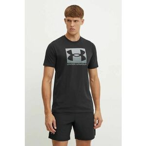 Under Armour tricou BOXED SPORTS UPDATED barbati, culoarea negru, cu imprimeu, 1386793 imagine