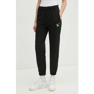 Lacoste pantaloni de trening culoarea negru, cu imprimeu, XF2566 imagine