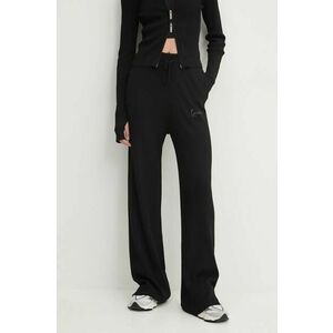 Karl Kani pantaloni de trening culoarea negru, neted, 61030022 imagine