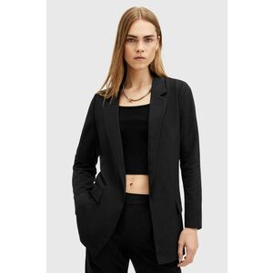 AllSaints sacou ALEIDA TRI BLAZER culoarea negru, desfacut, neted, W008QZ imagine