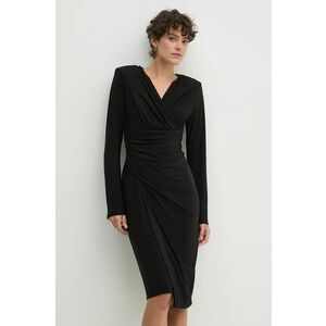 Joseph Ribkoff rochie culoarea negru, mini, mulata, 244024 imagine