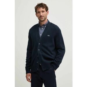 Pepe Jeans cardigan CHELSEA barbati, culoarea albastru marin, PM702476 imagine