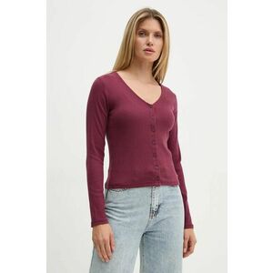 Levi's longsleeve femei, culoarea bordo, A8783 imagine