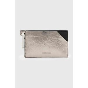 AllSaints carcasa din piele HEX CARDHOLDER culoarea argintiu, W173XB imagine