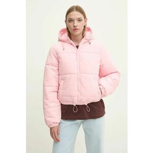 Juicy Couture geaca MARGIE PUFFER femei, culoarea roz, de iarna, JCOIJ224553 imagine