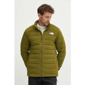 The North Face geaca de puf Belleview barbati, culoarea verde, de iarna, NF0A7UJFPIB1 imagine